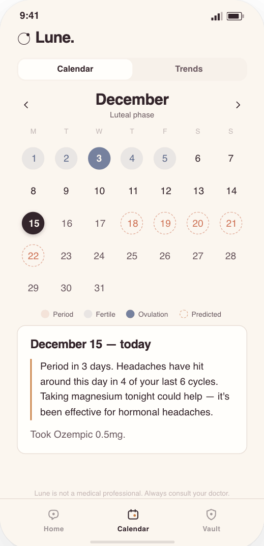 Lune — calendar